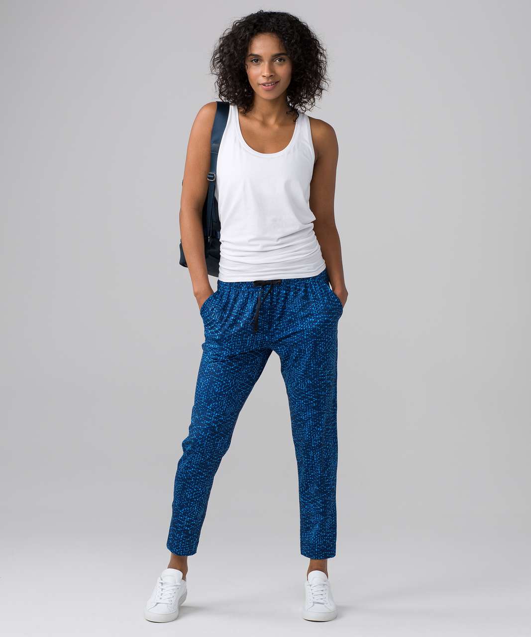 Lululemon Jet Crop (Slim) *Luon - Denim Luon Naval Blue - lulu