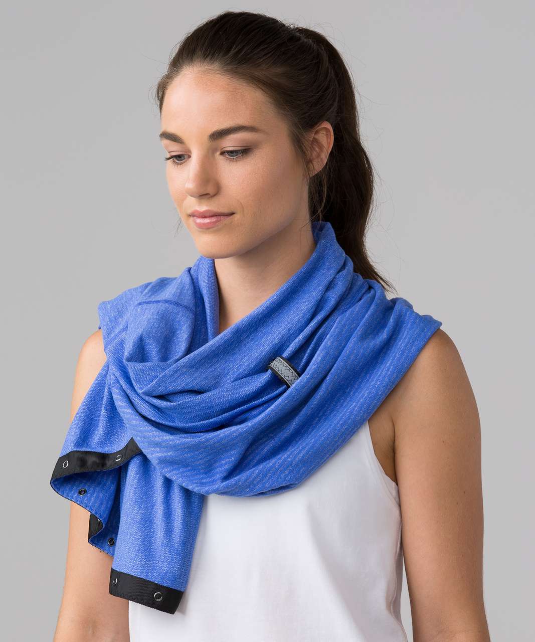 Lululemon Vinyasa Scarf (Rulu) - Mini Check Pique Sprinkler Heathered Sprinkler