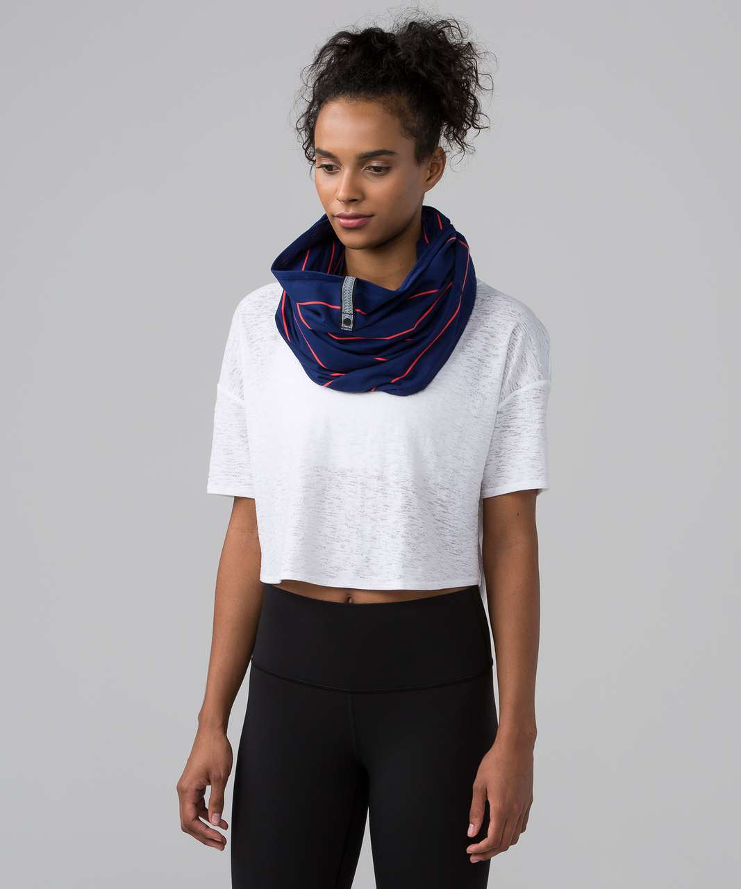 Lululemon Vinyasa Scarf (Rulu) - Sailor Stripe Hero Blue Alarming