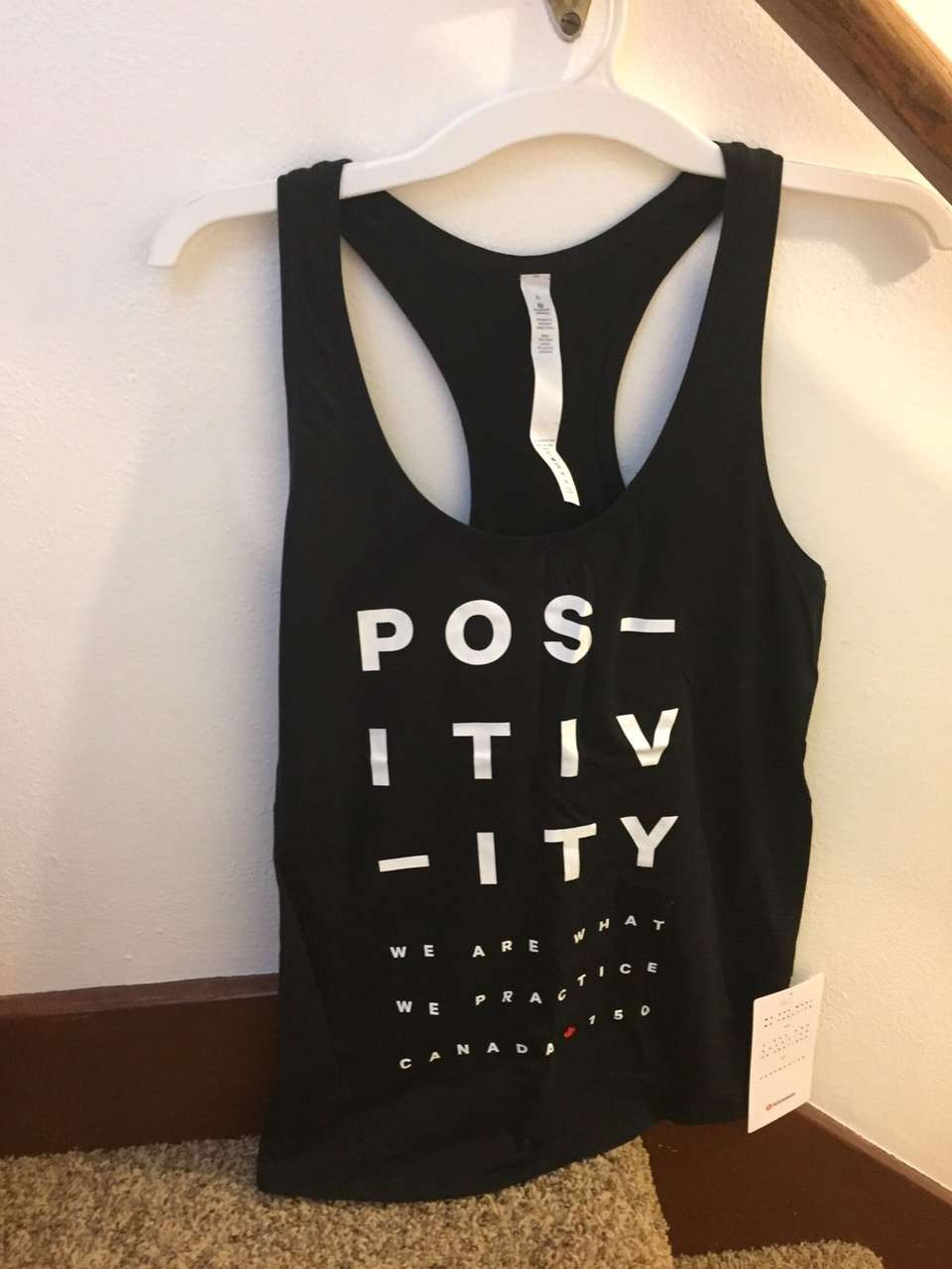 Lululemon Love Tank *Positivity - Black