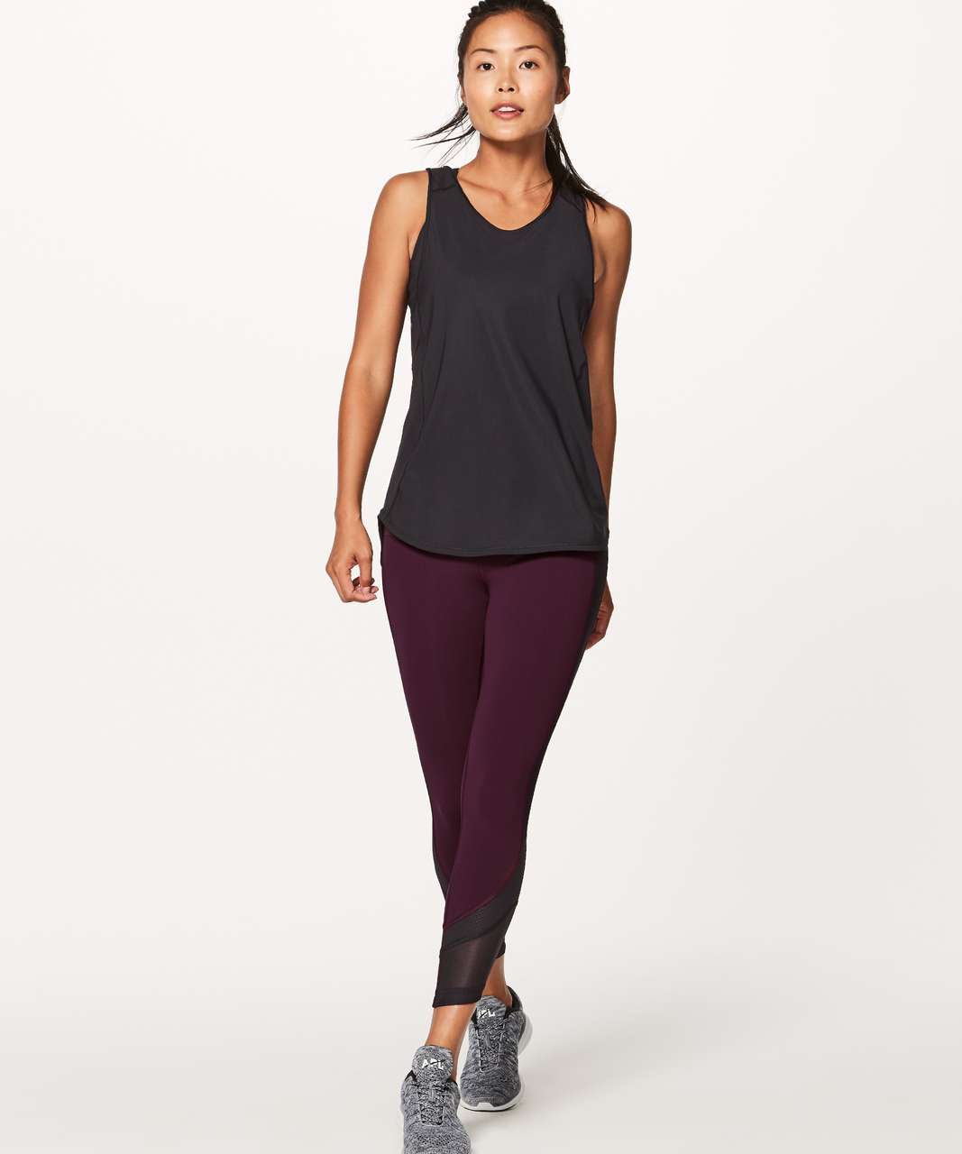 Lululemon Ready Set Go 7/8 Tight (25") - Dark Adobe / Black