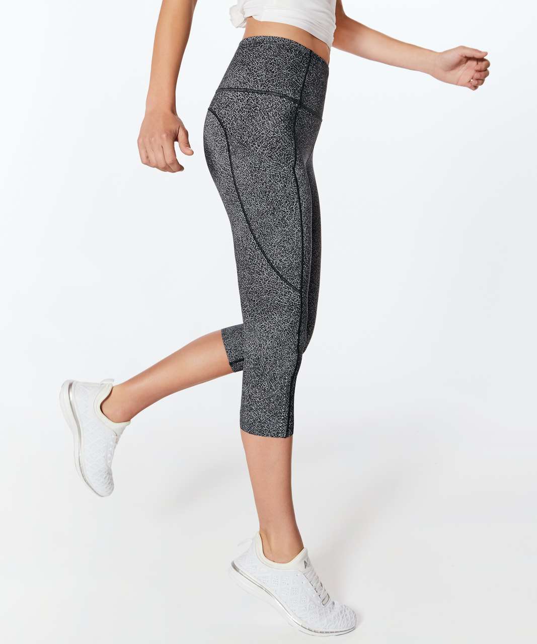 Lululemon Speed Wunder Tight (Nulux) - Florence Speed Wunder 50 G White  Black - lulu fanatics