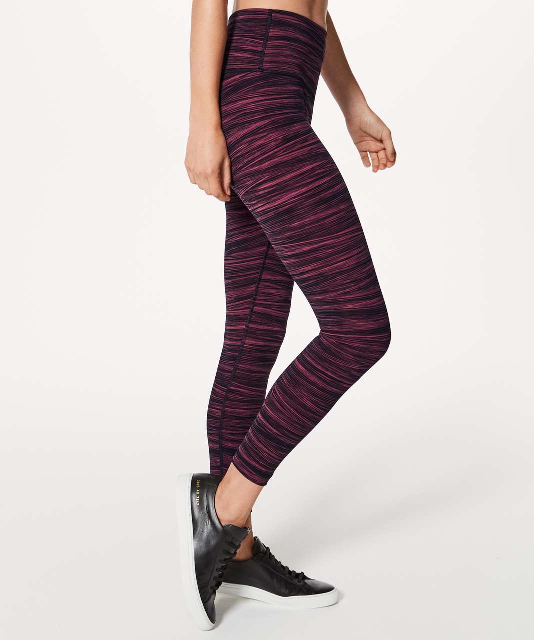 Lululemon Wunder Under Hi-Rise 7/8 Tight (Full-On Luxtreme 25) - Low Tide  Blush Berry Black - lulu fanatics