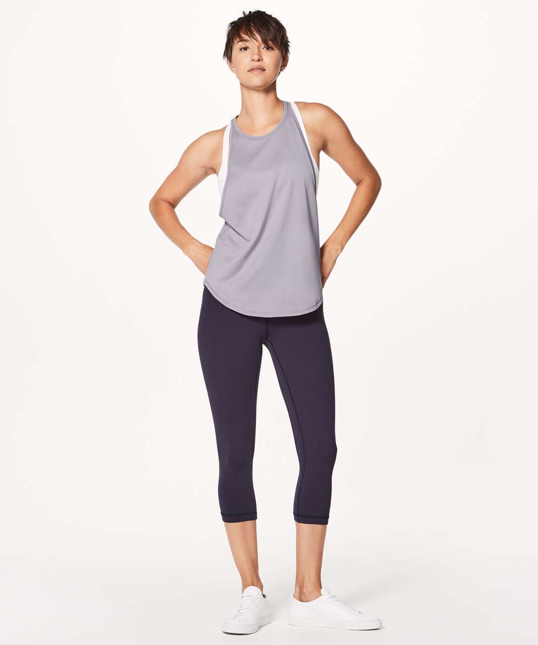 Lululemon Sweat Date Singlet - Lavender Grey