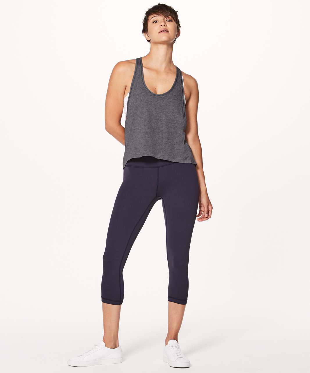 Lululemon Intended Tank - Heathered Midnight Navy