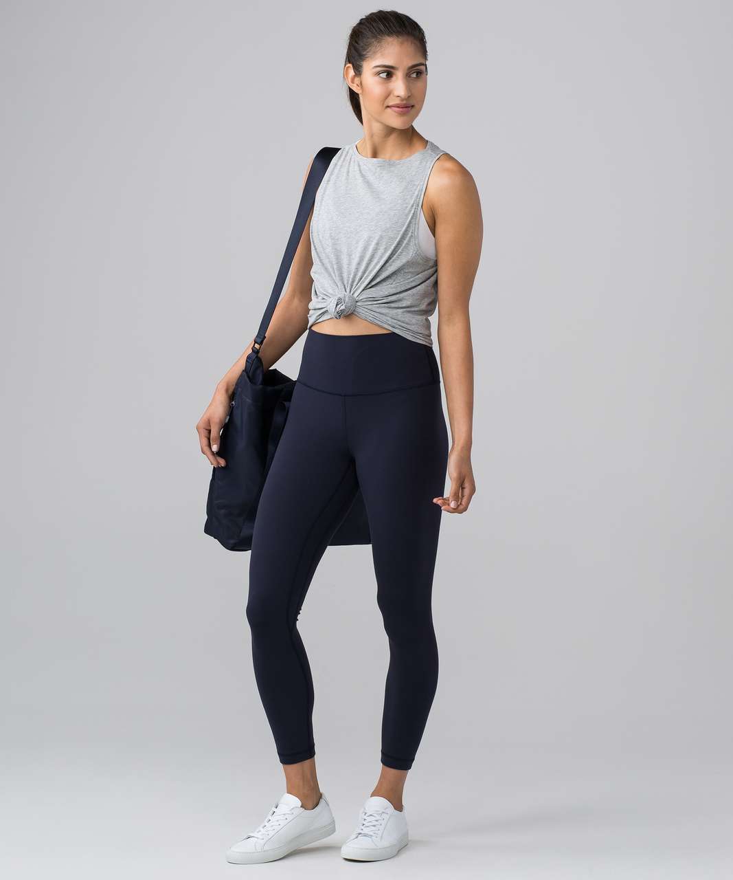 Lululemon Back In Action Tank - Heathered Core Light Grey