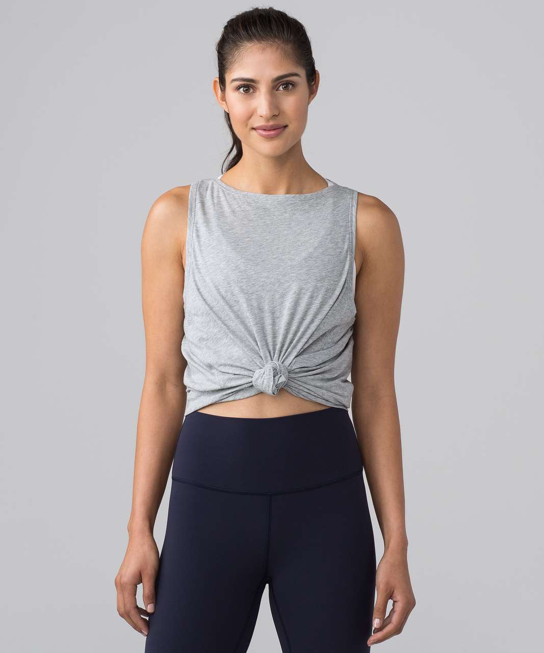 Lululemon Back In Action Tank - Heathered Core Light Grey