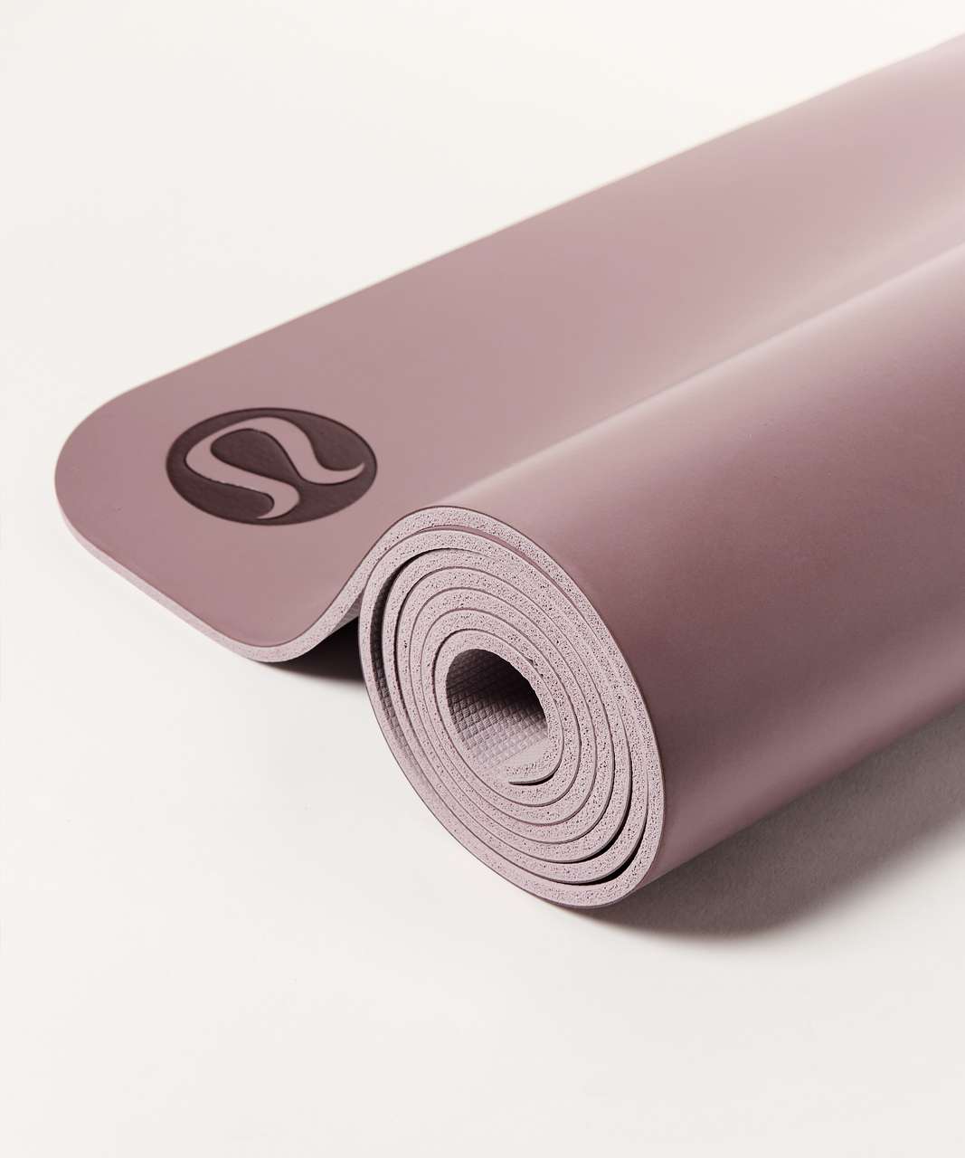Lululemon The Reversible Mat 5mm (Taryn Toomey Collection) - Misty Mauve / Porcelain Pink