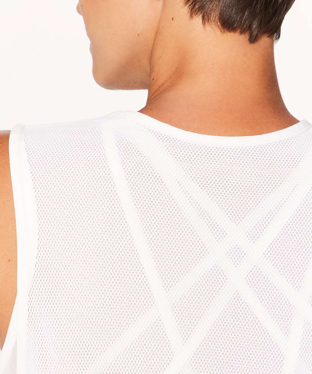 Lululemon Mesh on Mesh Tank - White