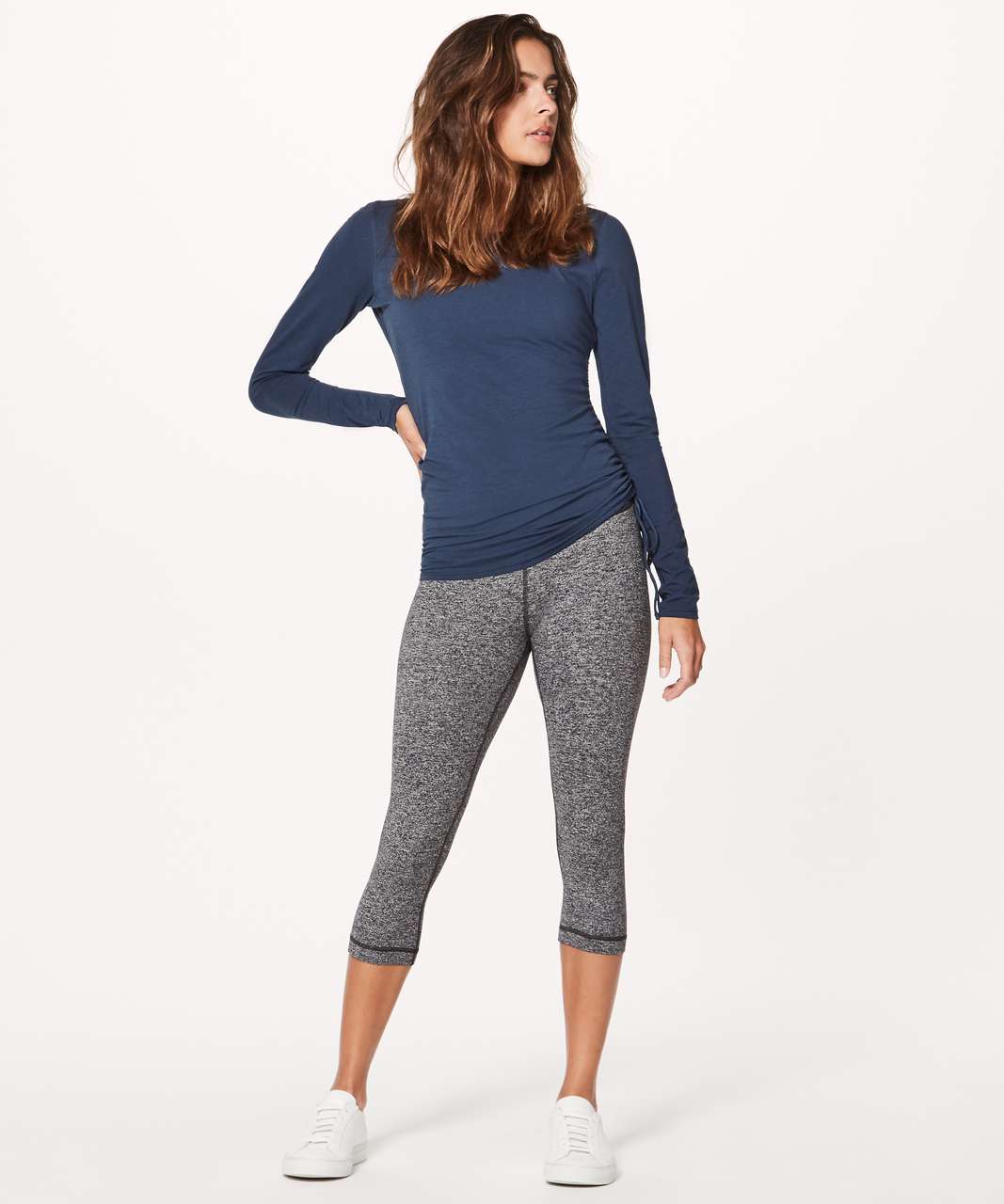 Lululemon Cinch It Long Sleeve - Mineral Blue