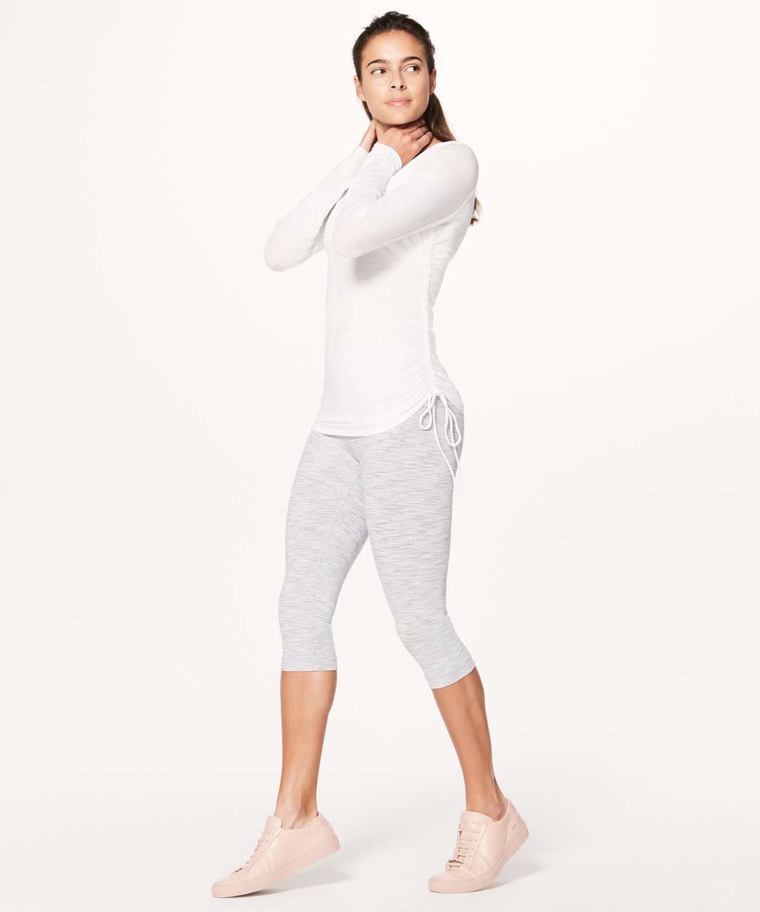 Lululemon Cinch It Long Sleeve - White