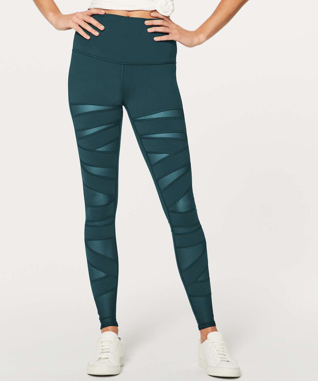 lululemon athletica, Pants & Jumpsuits, Lululemon Wunder Under Tech Mesh  Tight Leggings Hirise