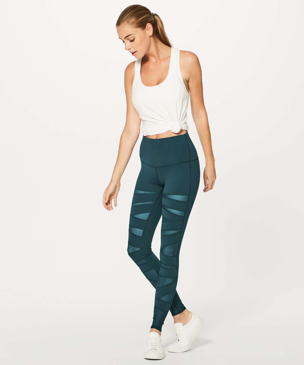 lululemon athletica, Pants & Jumpsuits, Lululemon Reveal 78 Tight Stripes  25 Submarine