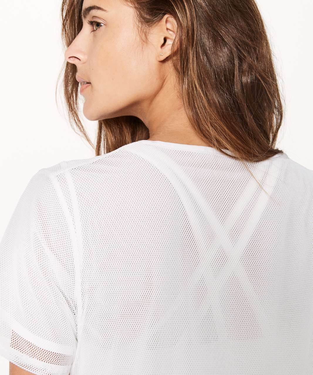 Lululemon Bottom Mesh Tee