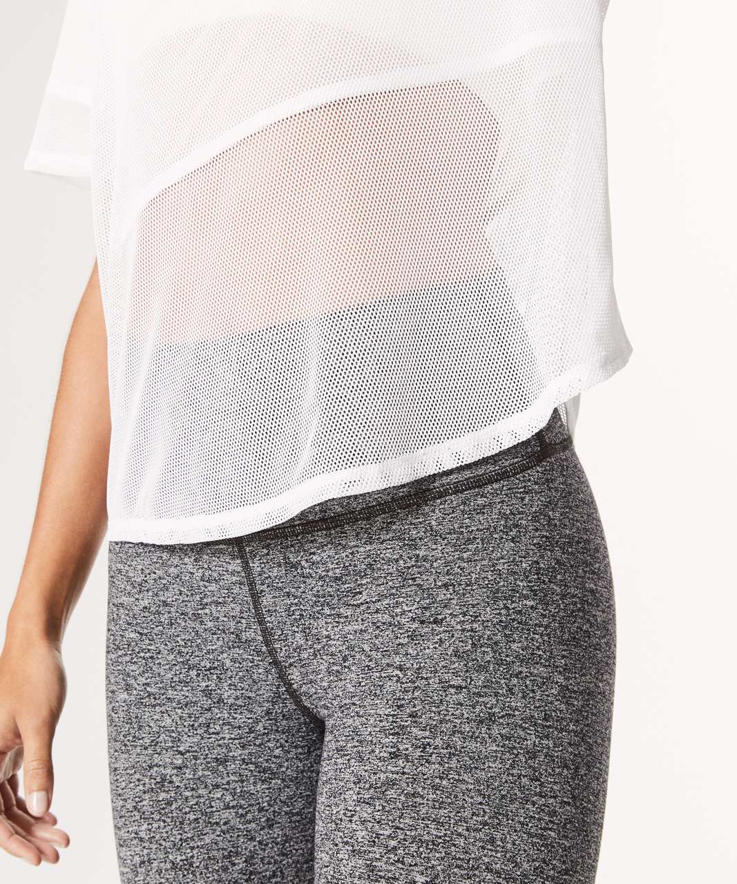 Lululemon Mesh on Mesh Tee - White