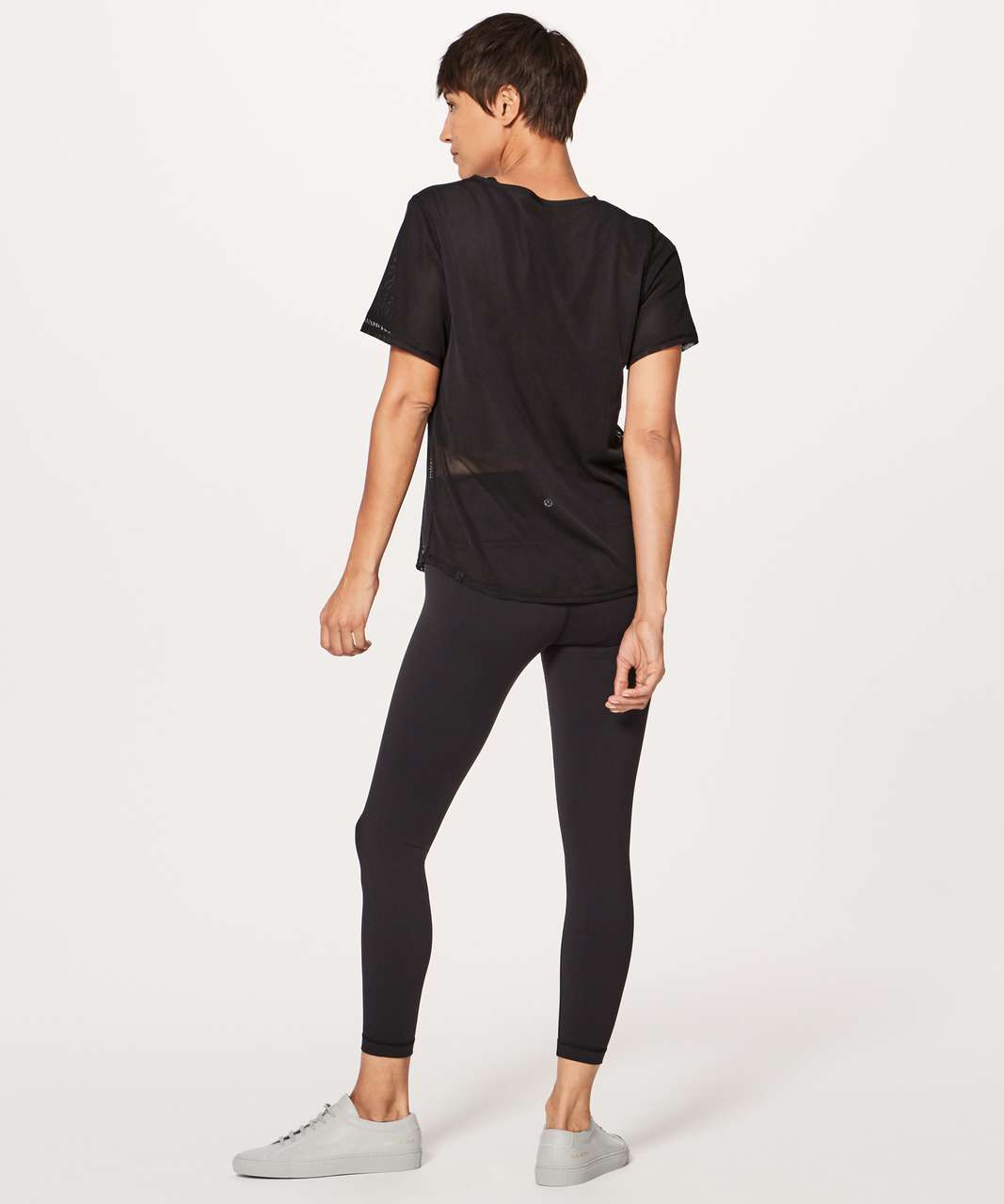 Lululemon Mesh on Mesh Tee - Black