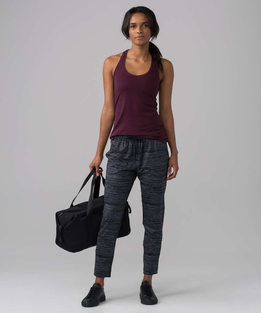 Lululemon Jet Crop (Slim) (Luxtreme 19) - Blurry Belle Battleship