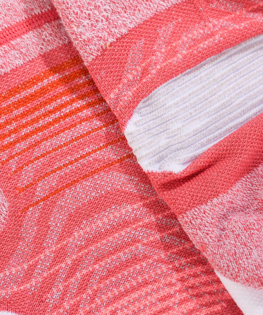 Lululemon Speed Sock (Silver *SeaWheeze) - Dust Coral / Duck Sauce / Grapefruit