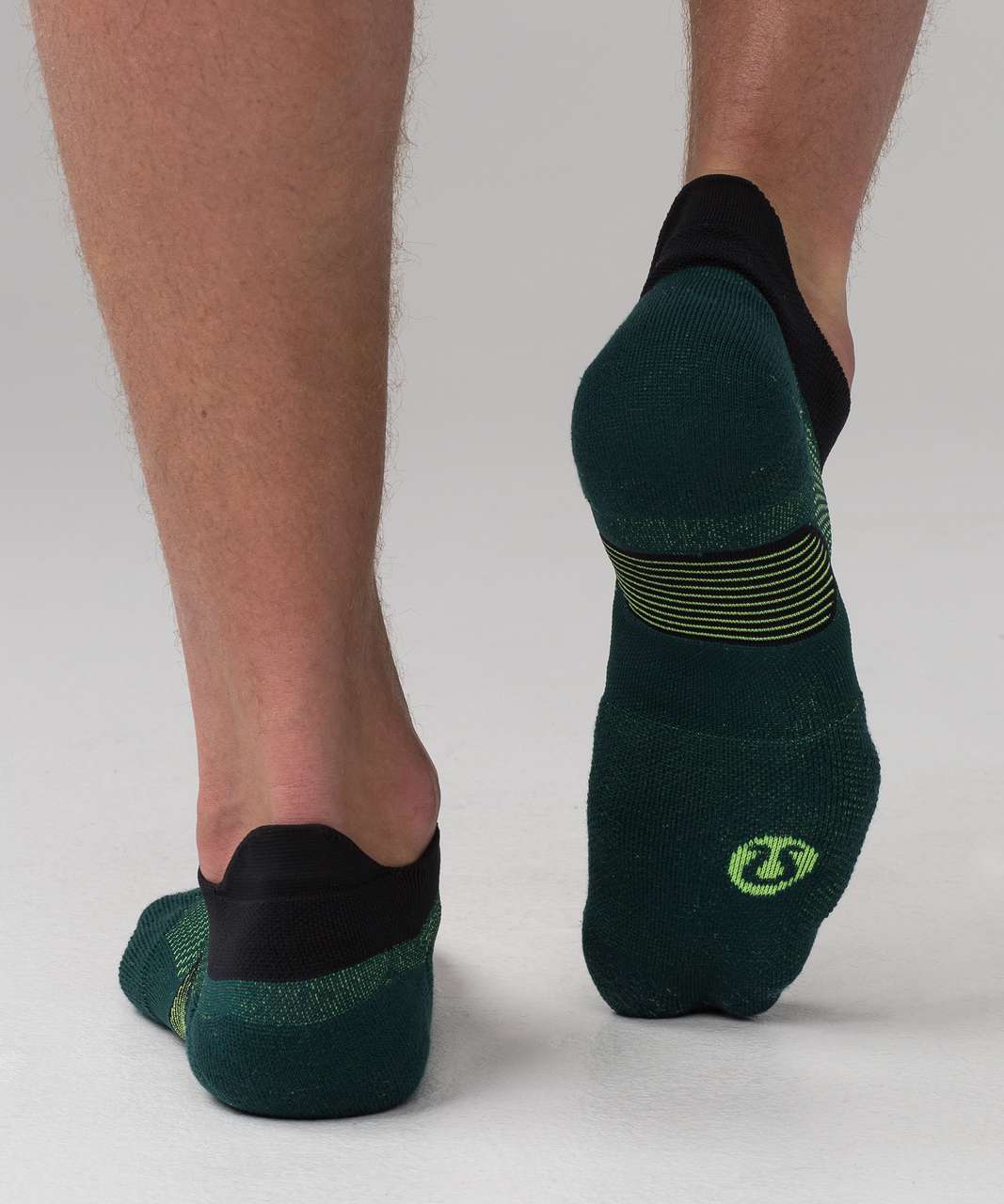 Lululemon T.H.E. Sock (Silver *SeaWheeze) - Defender / Zippy Green