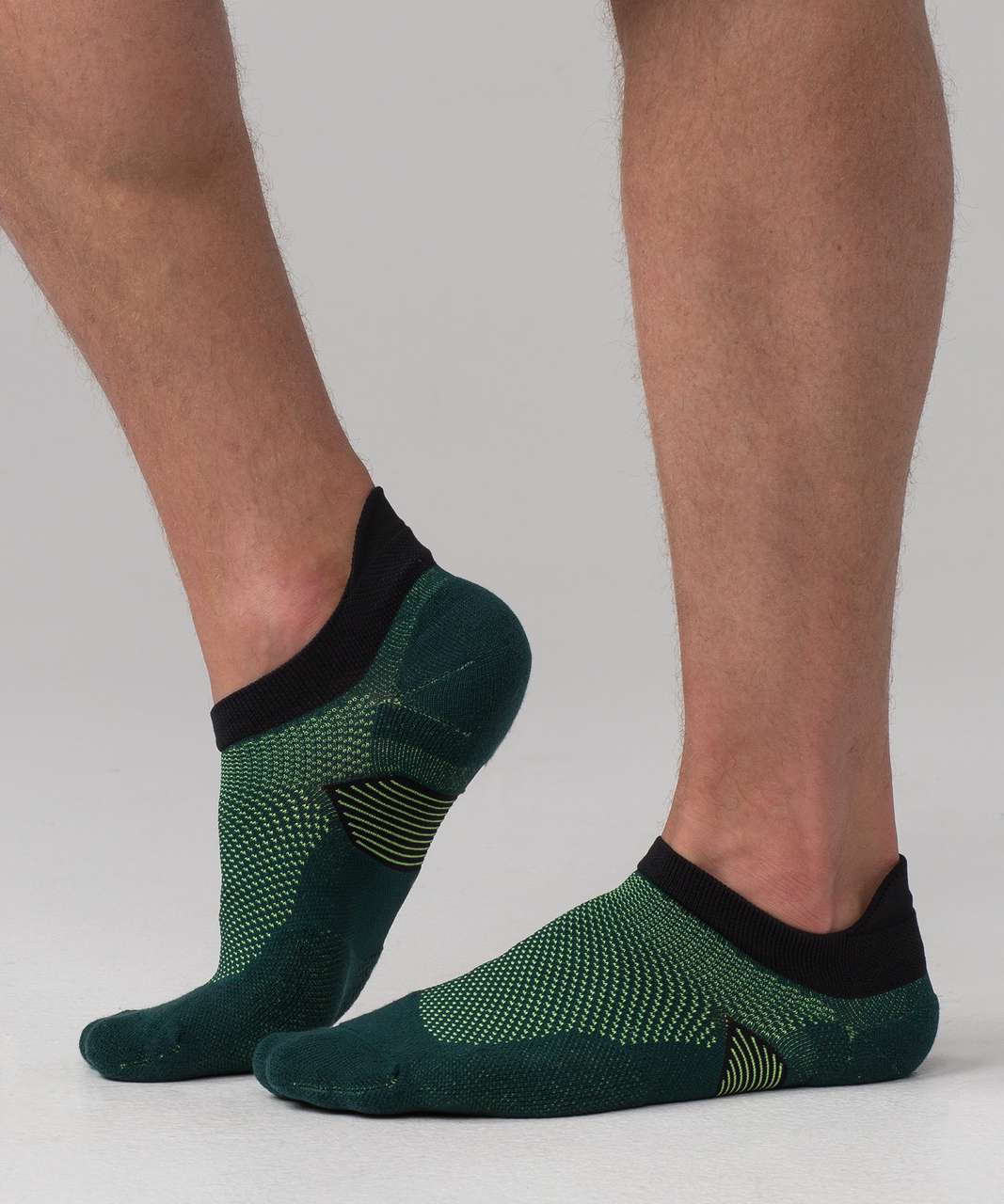 Lululemon T.H.E. Sock (Silver *SeaWheeze) - Defender / Zippy Green