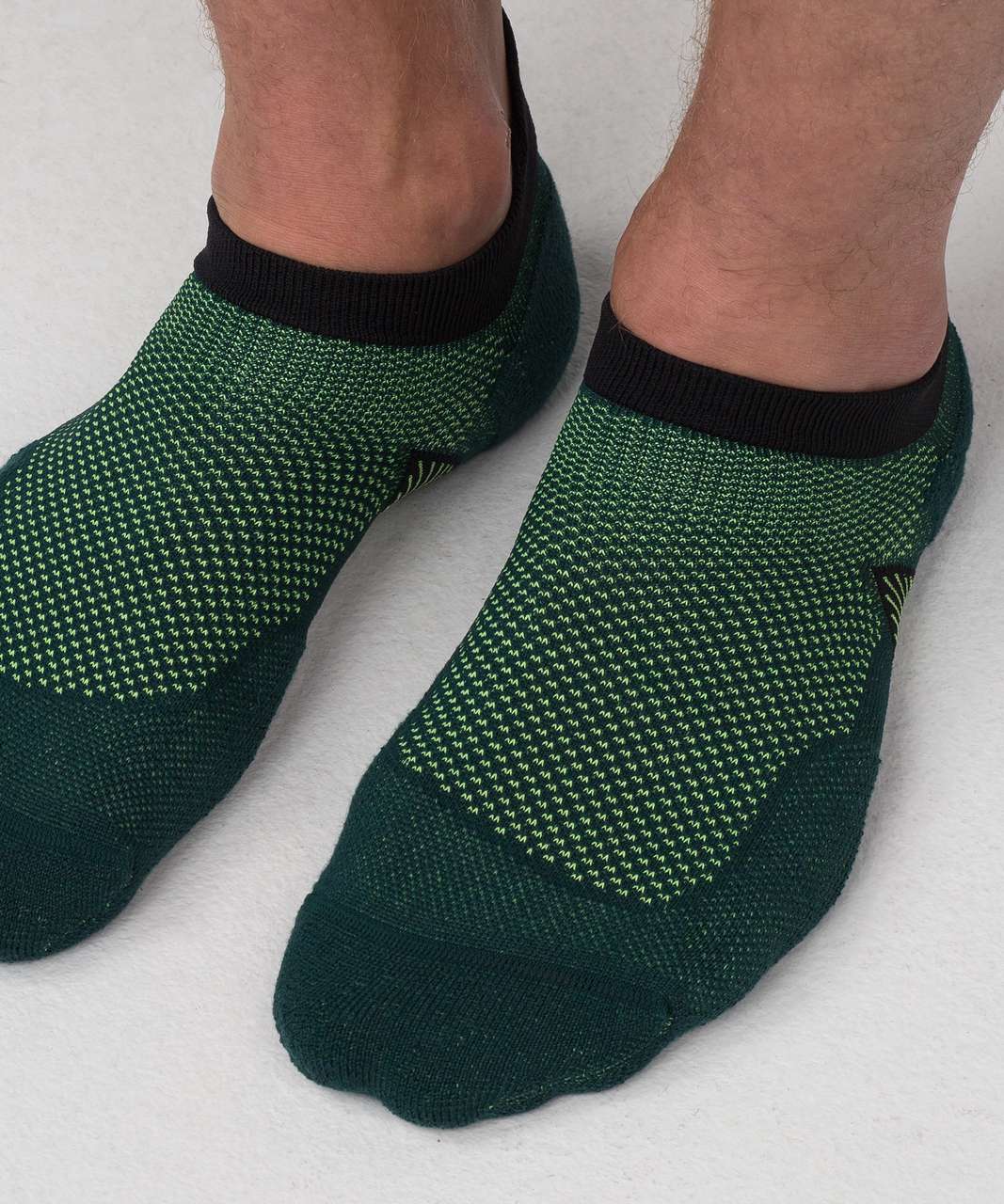 Lululemon T.H.E. Sock (Silver *SeaWheeze) - Defender / Zippy Green