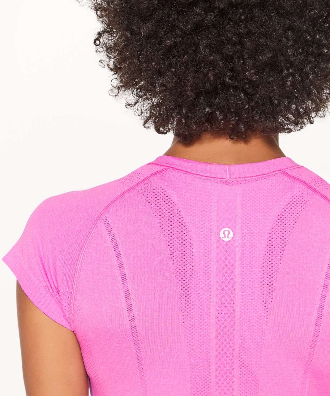 Lululemon Swiftly Tech Short Sleeve Crew - Pow Pink Light / White