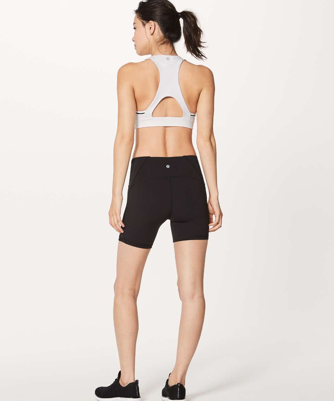 Lululemon Pace Perfect Bra (Storage) - White / Black - lulu