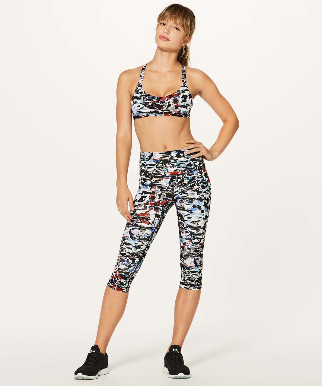 Lululemon Wunder Under Hi-Rise 1/2 Tight (Full-On Luxtreme 17") - Culture Clash Multi Black