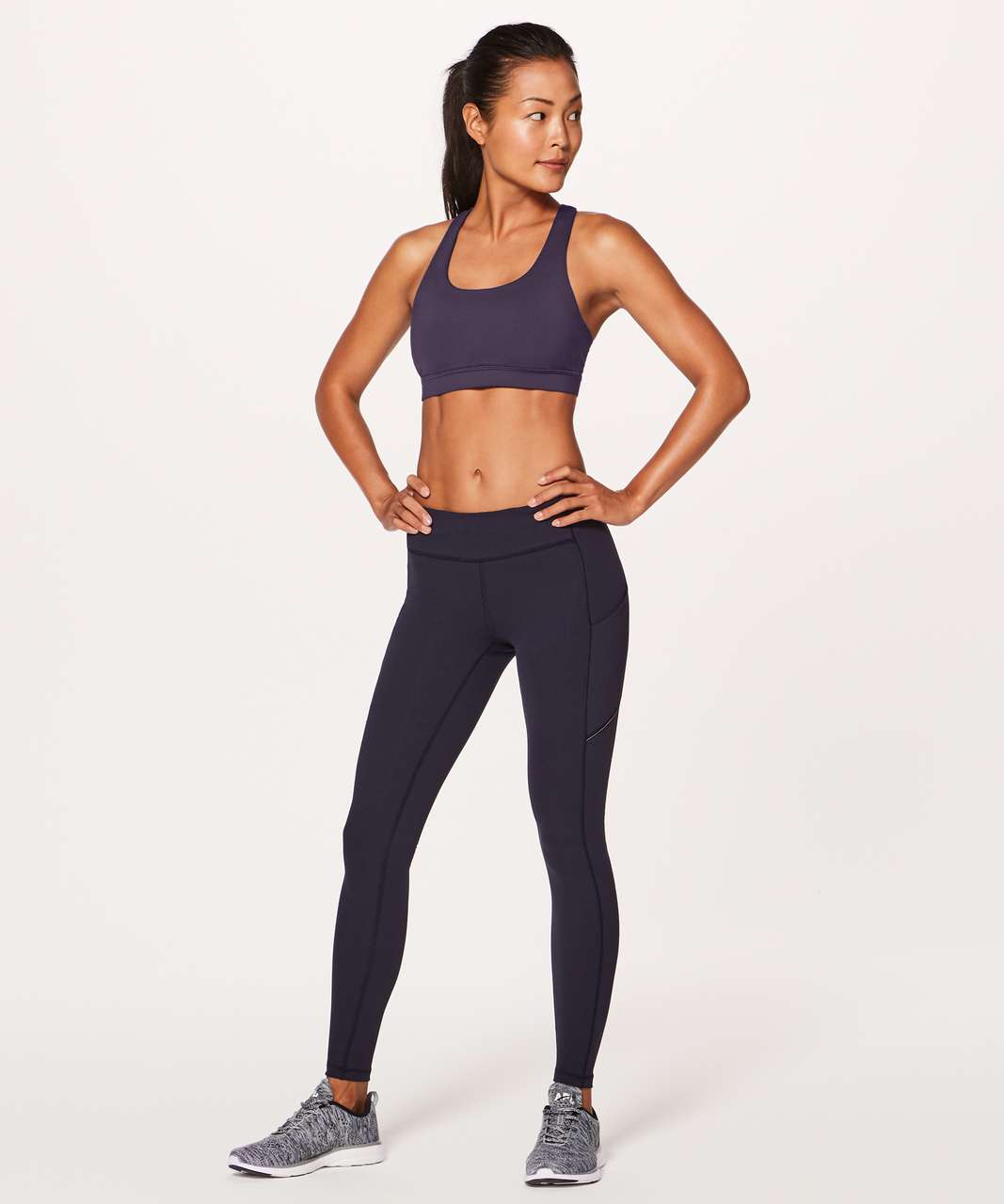 Lululemon Invigorate Bra - Black Currant - lulu fanatics