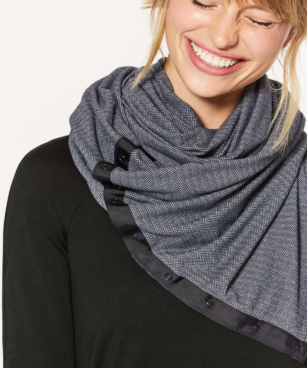 LULULEMON VINYASA SCARF - HHBH Heathered Herringbone Hungary