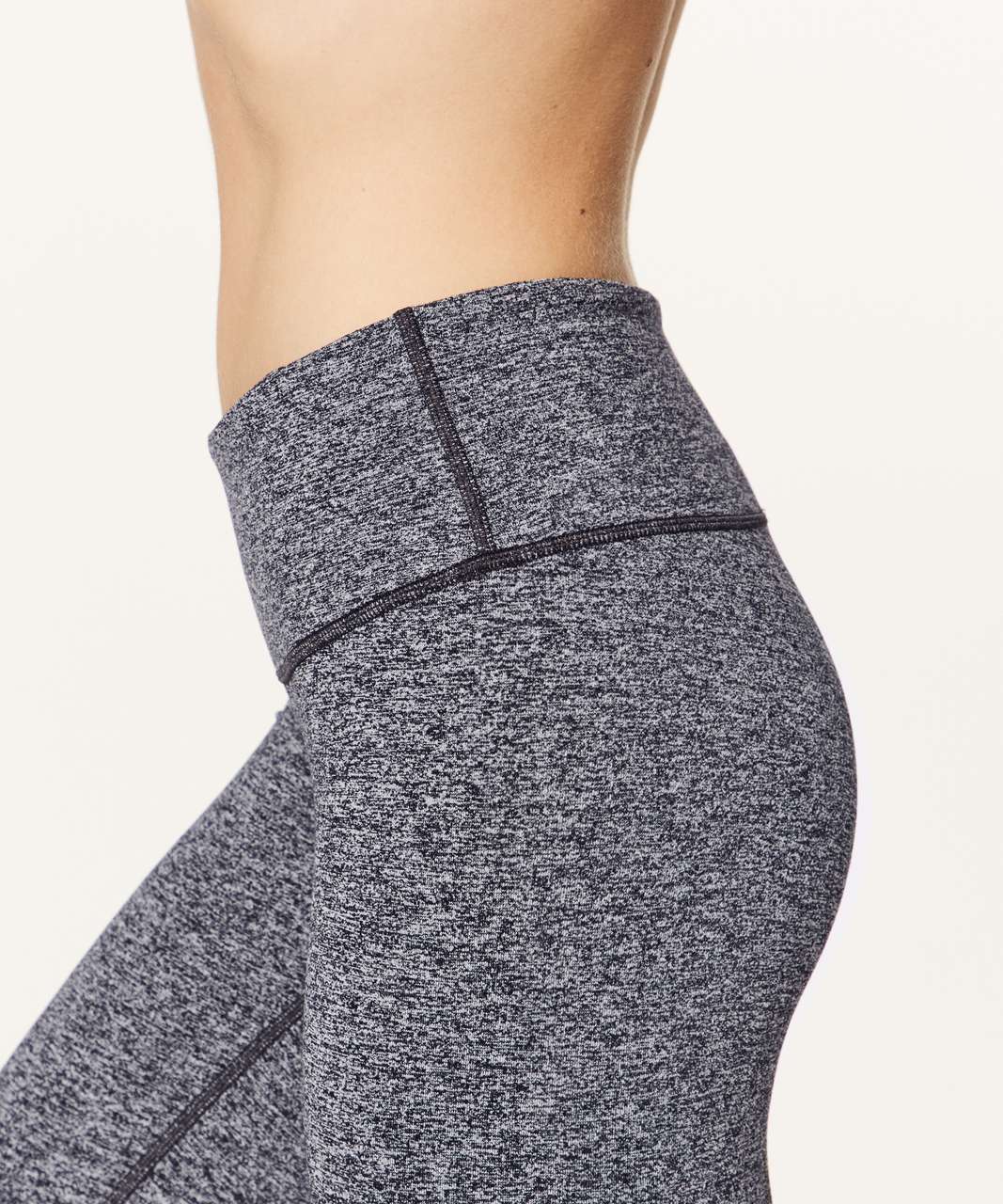 Lululemon Wunder Under Low-Rise Tight *Luxtreme 28 - Heathered Black -  lulu fanatics