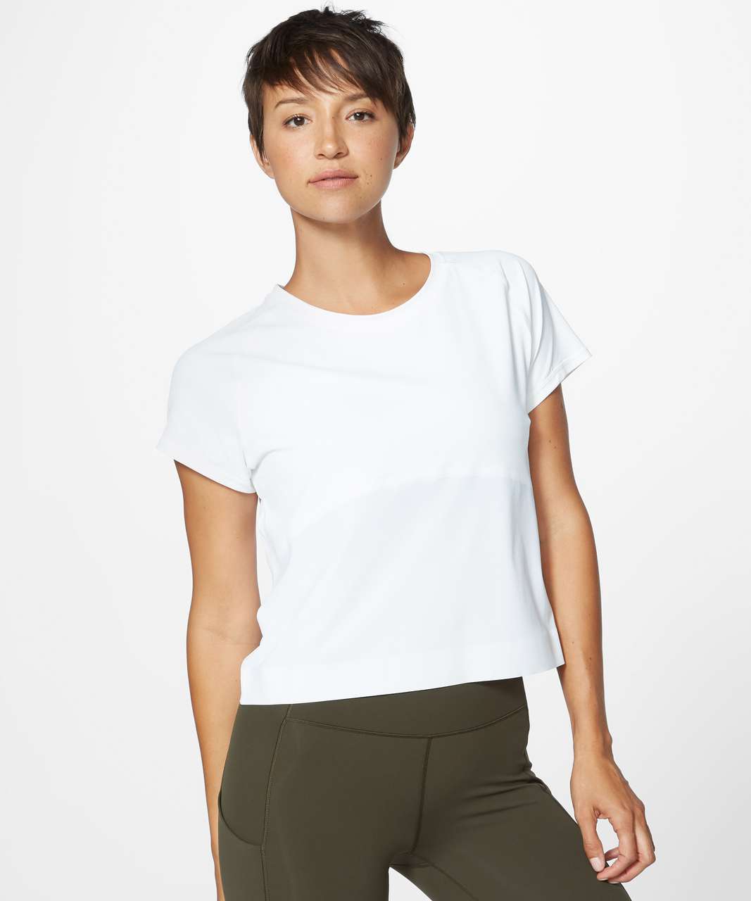 Lululemon Final Lap Short Sleeve - White - lulu fanatics