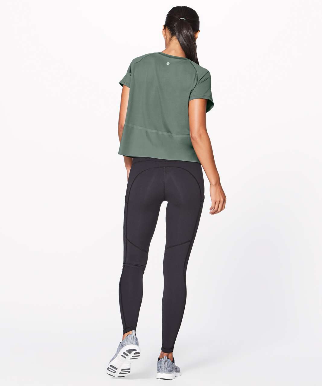 Lululemon Final Lap Short Sleeve - Dark Forest