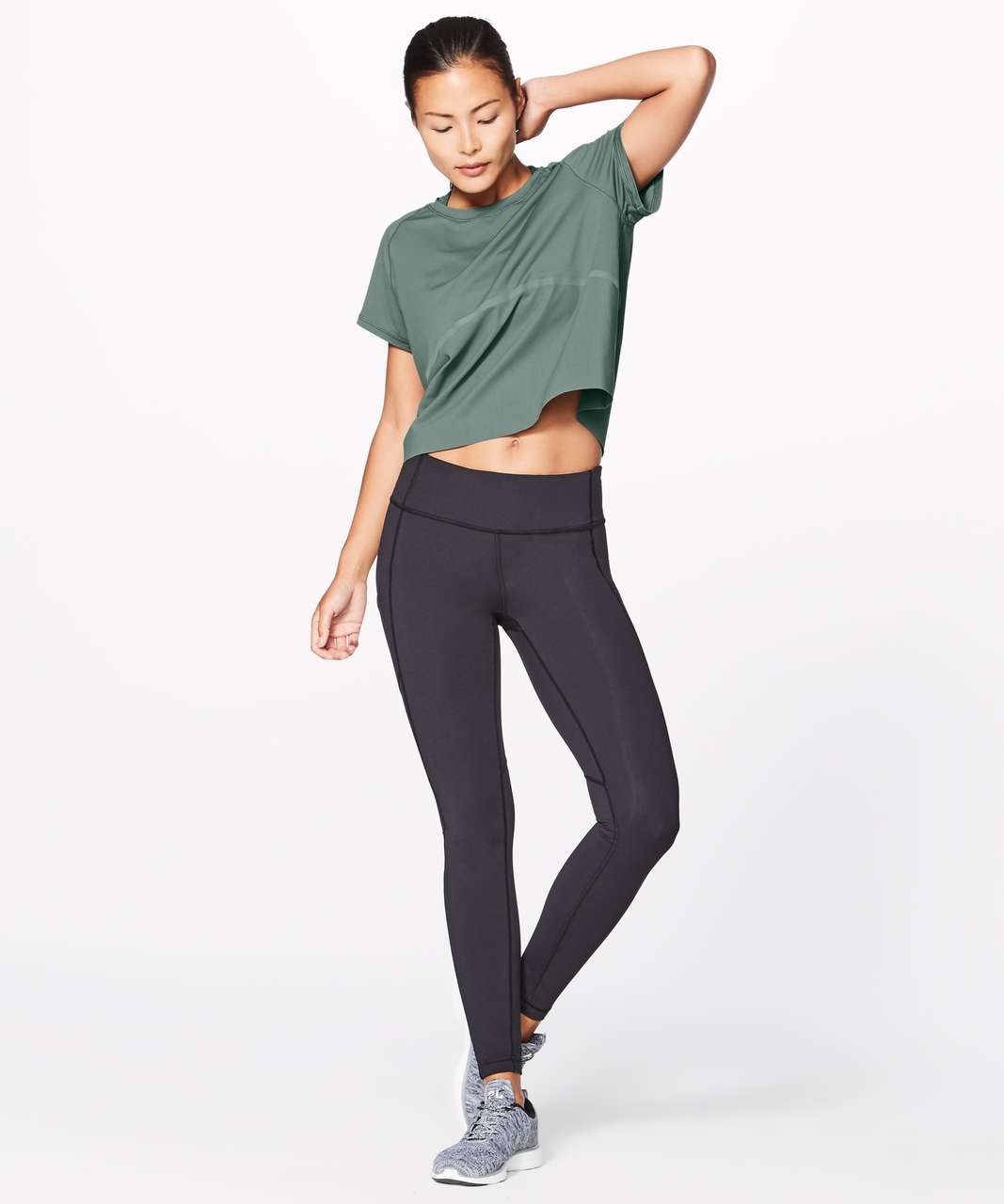 Lululemon Final Lap Short Sleeve - Dark Forest - lulu fanatics