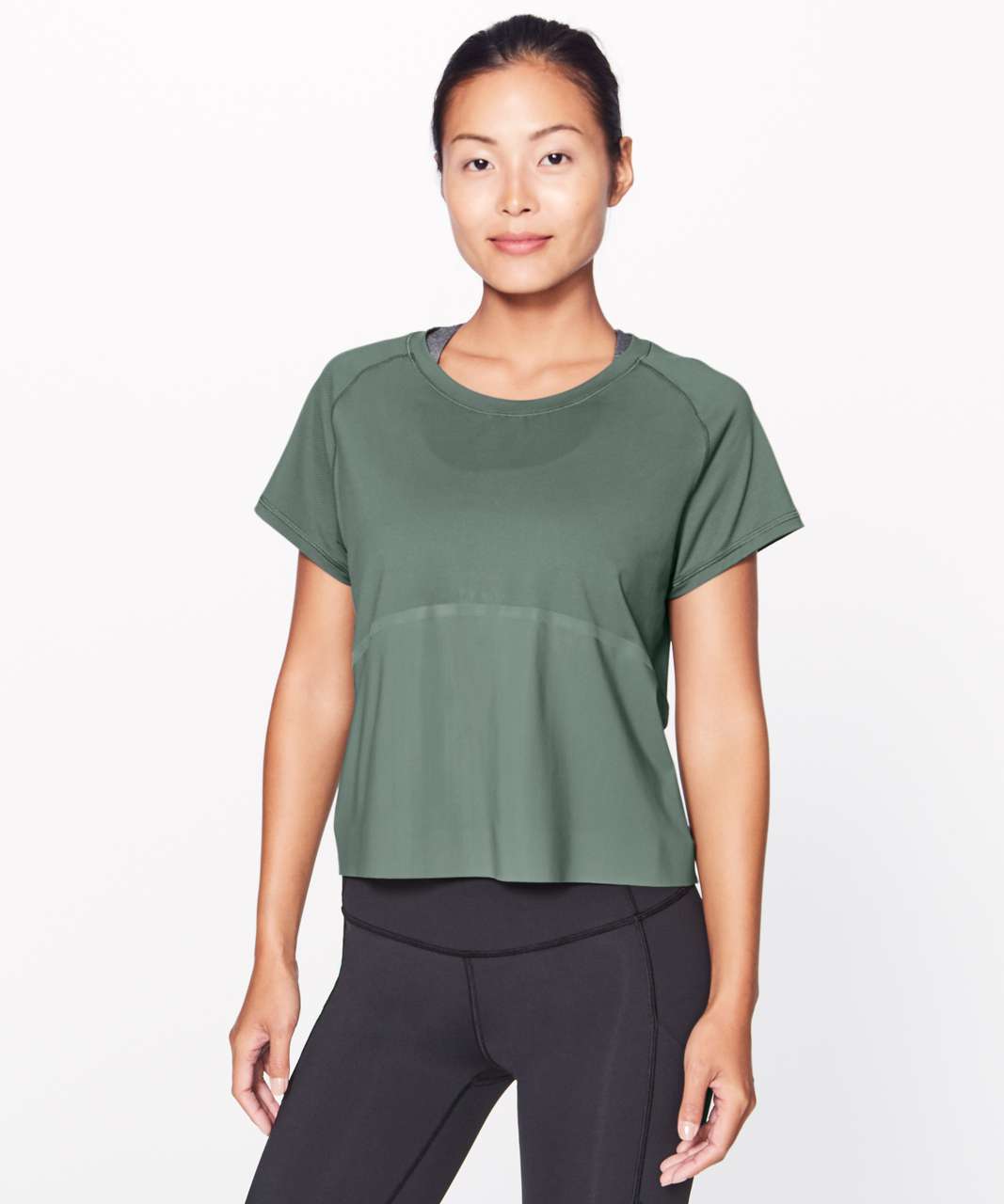 Lululemon Final Lap Short Sleeve - Dark Forest