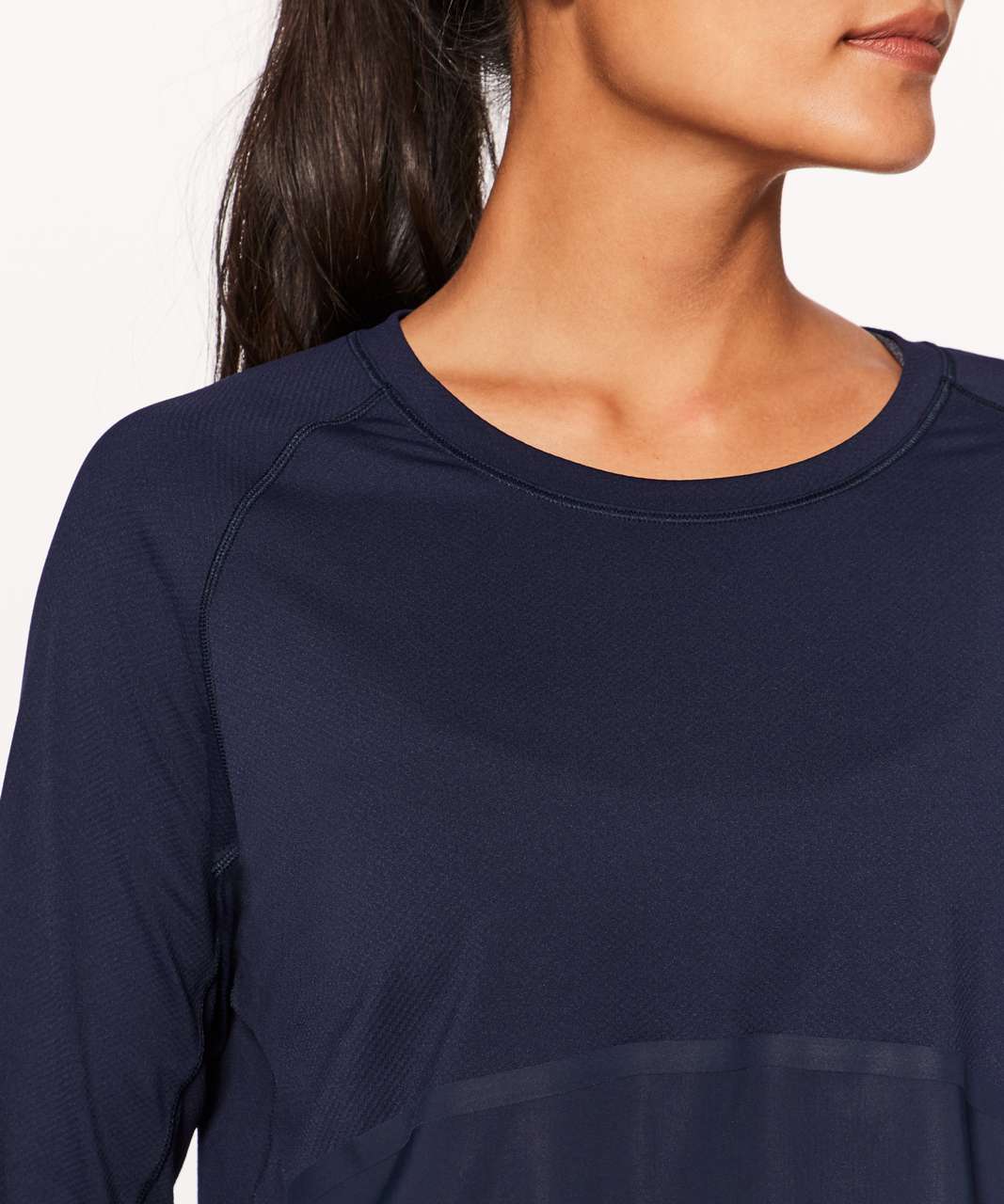 Lululemon Final Lap Long Sleeve - Midnight Navy