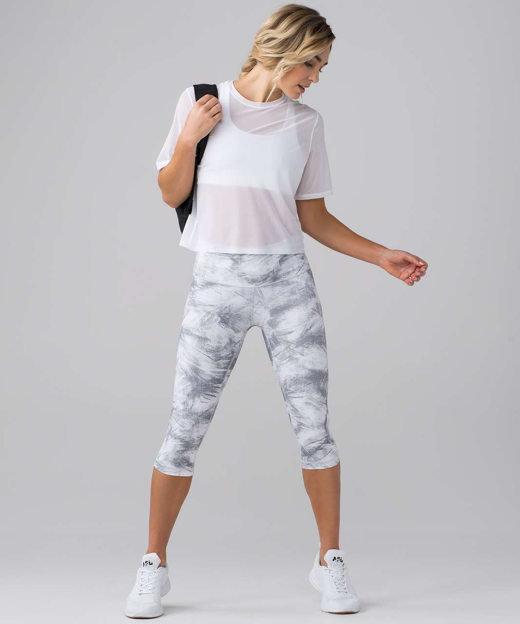 Lululemon Breeze By Short Sleeve - White / White - lulu fanatics