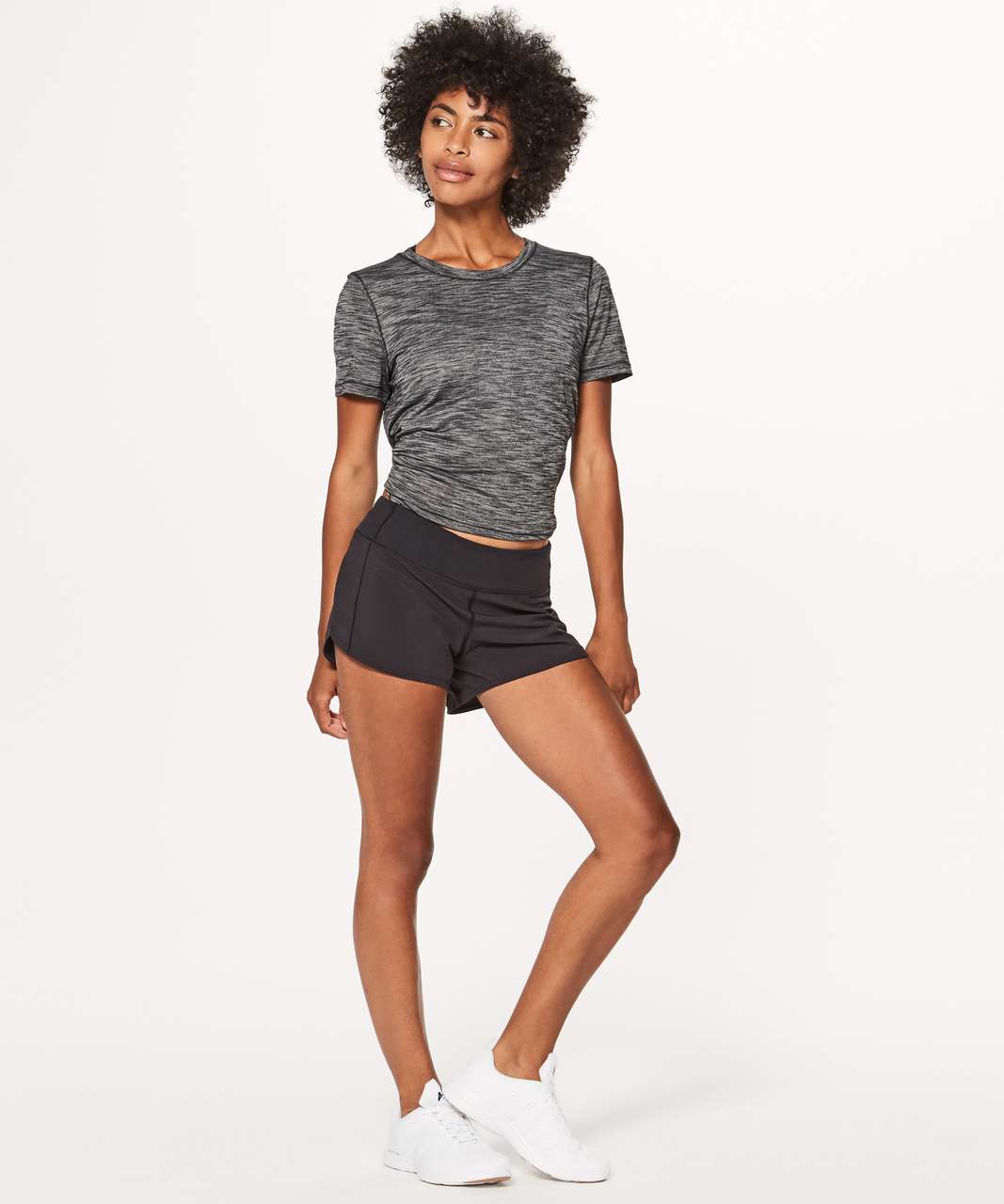 Lululemon Speed Up Short *Long 4 - Black (First Release) - lulu