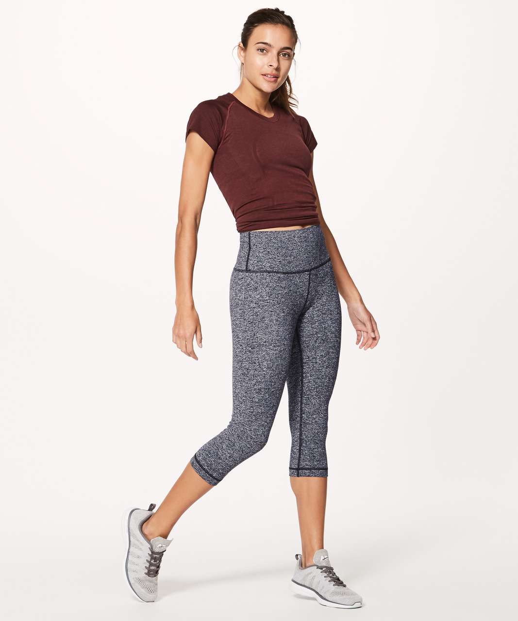 Lululemon Wunder Under Hi-Rise 1/2 Tight *17" - Heathered Black