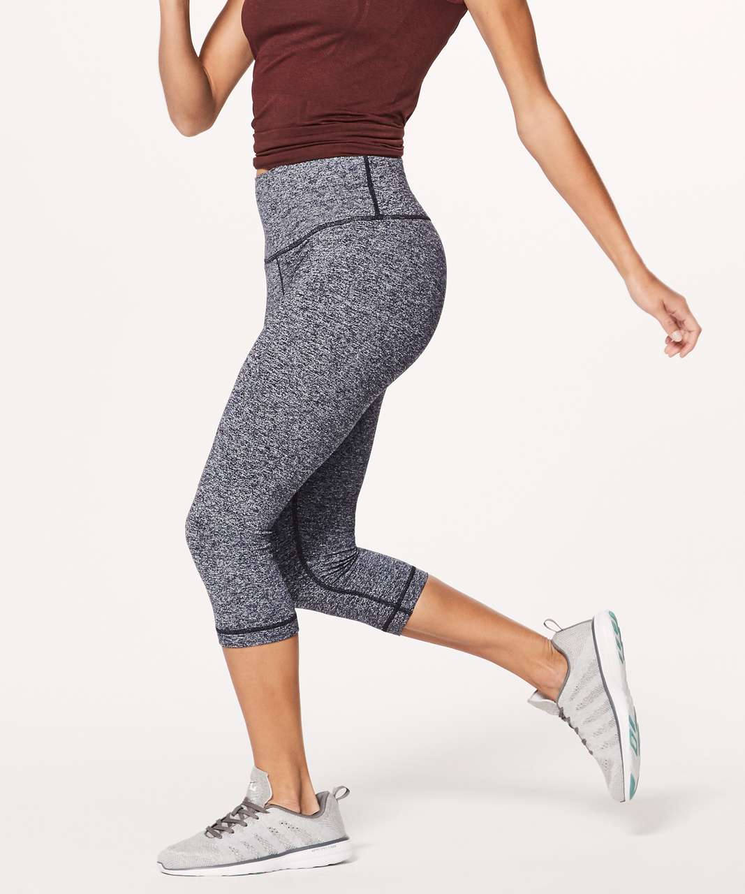 NWT LULULEMON HBLK Grey Luon Cottony Soft Wunder Under High Rise