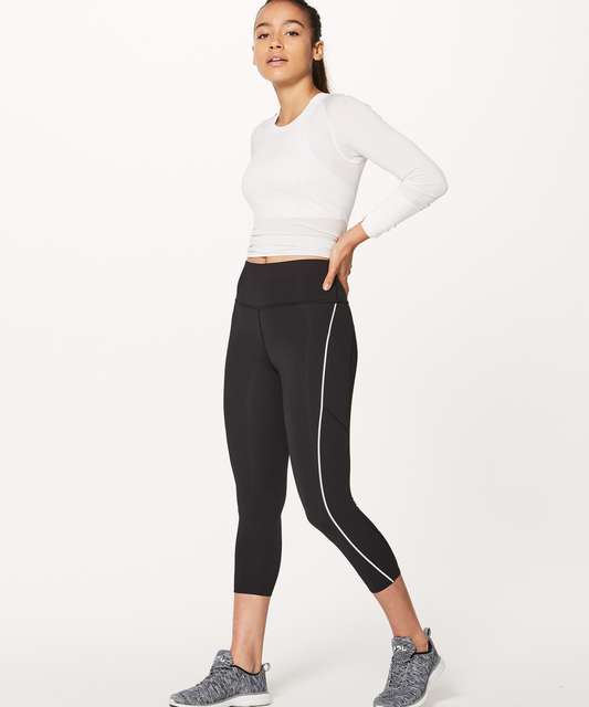 Lululemon Chase Me Crop (SeaWheeze) - Jet Stream / Zippy Green - lulu ...