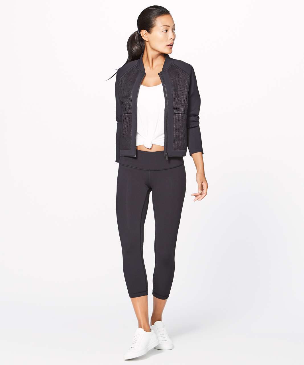 Lululemon The Spaces In-Between Bomber - Black - lulu fanatics