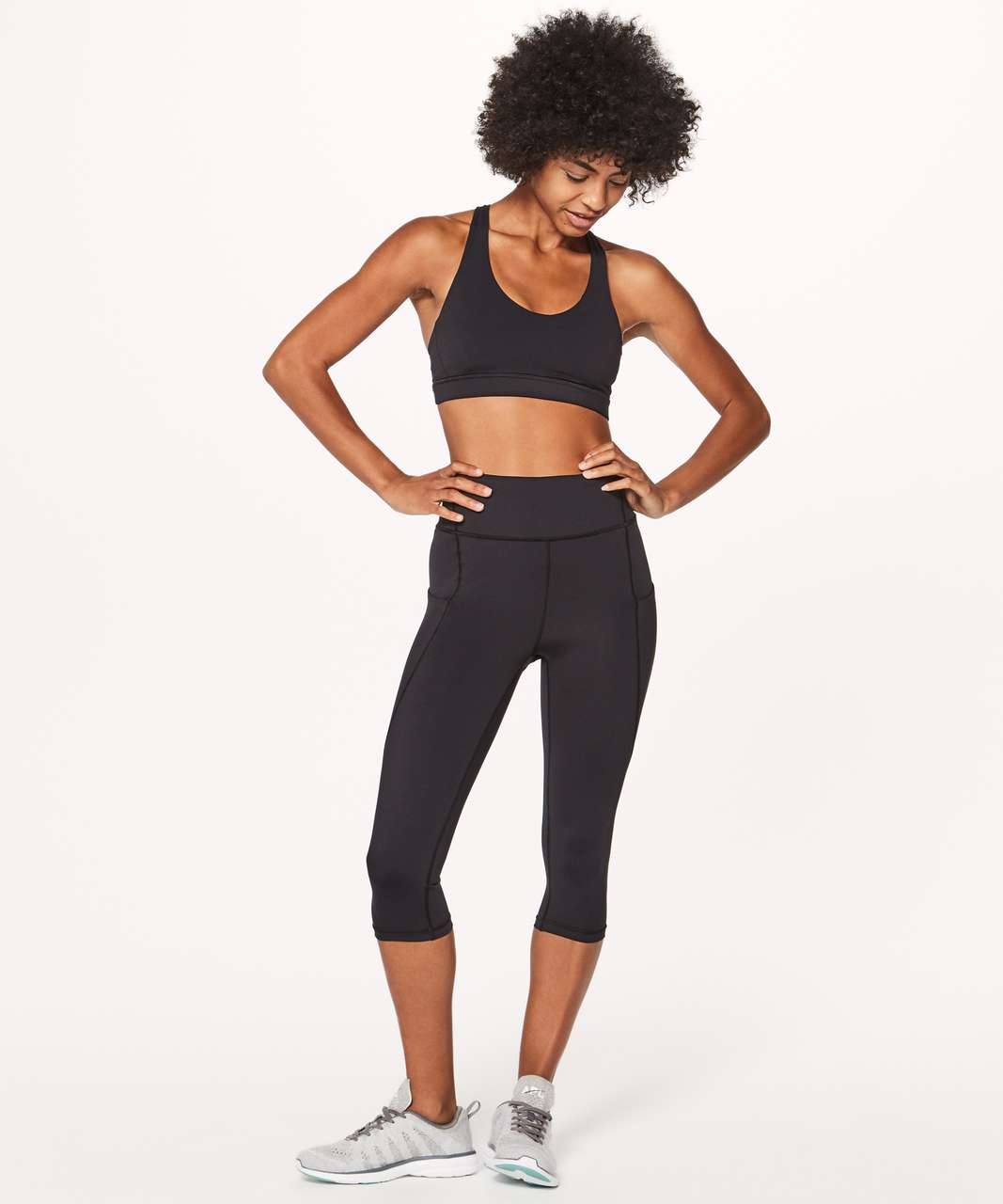 Lululemon Gear Up Crop (17 ) - Black - lulu fanatics