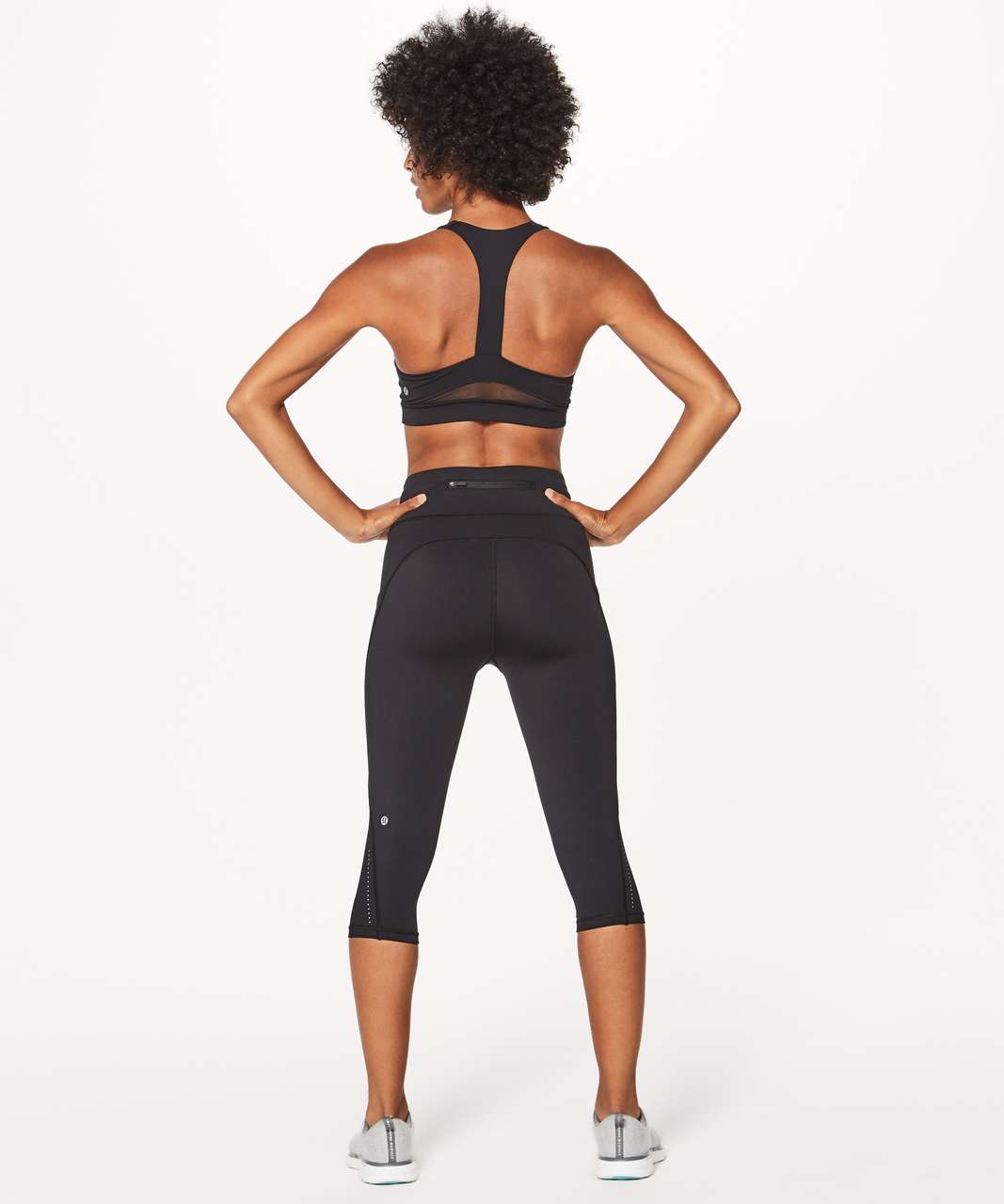 Lululemon Break Free Crop (Nulux 17") - Black