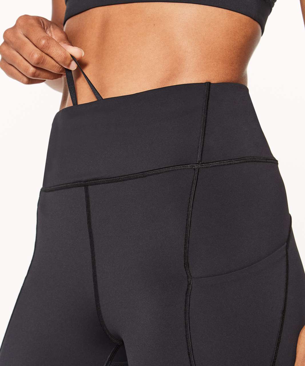 Lululemon Break Free Crop (Nulux 17") - Black