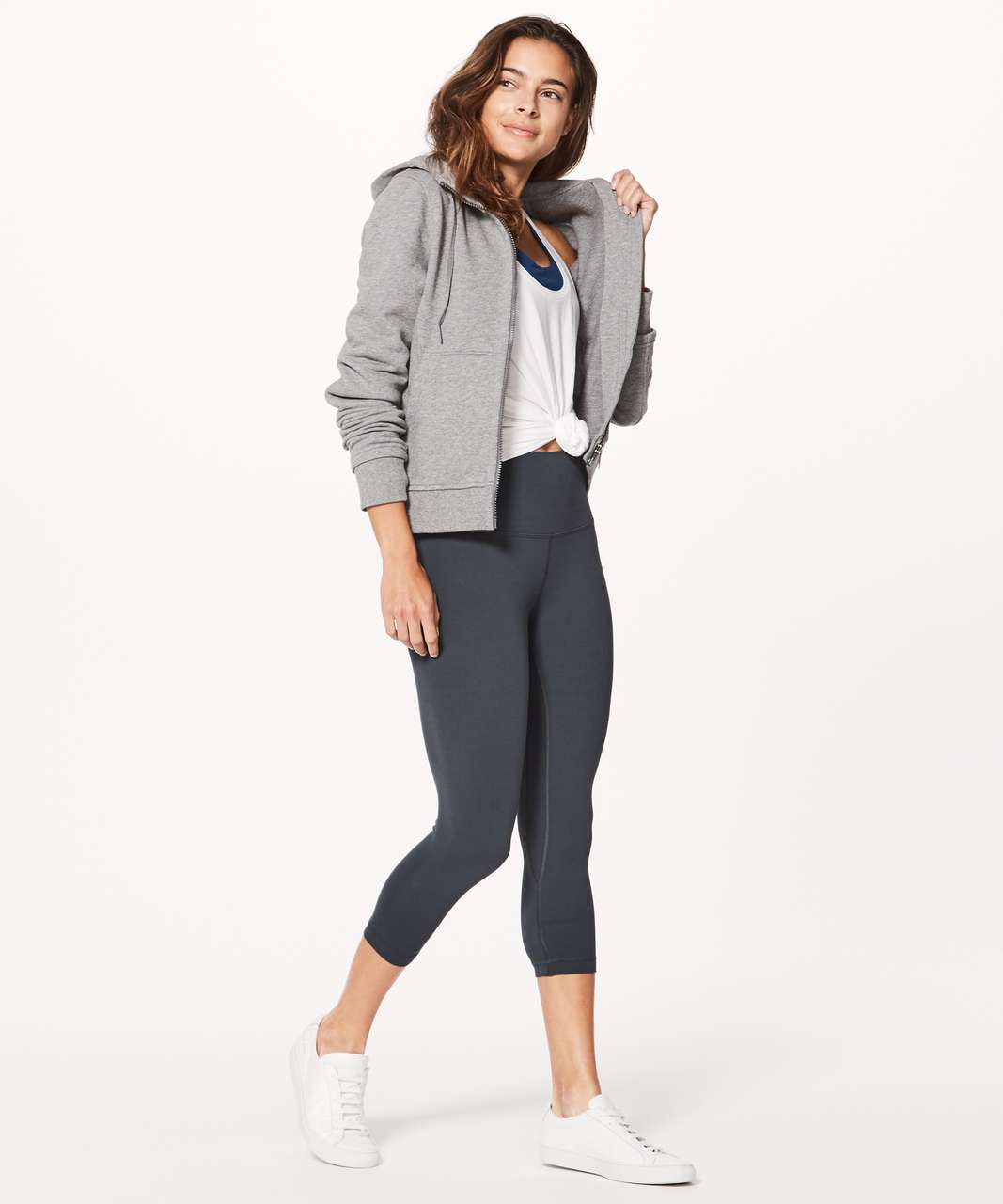 Lululemon Press Pause Jacket - Heathered Medium Grey - lulu fanatics