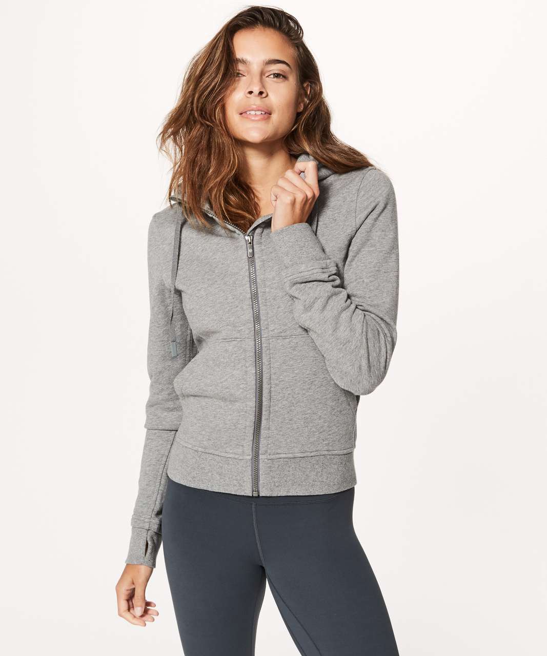 Lululemon Press Pause Jacket - Heathered Medium Grey