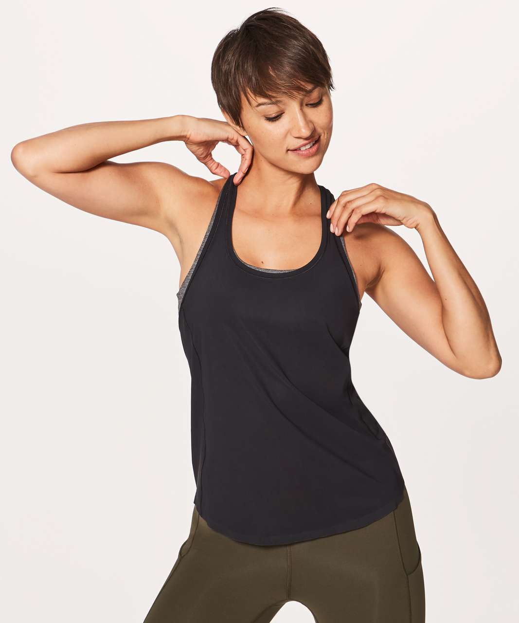 Lululemon Shine & Stride Tank - Black