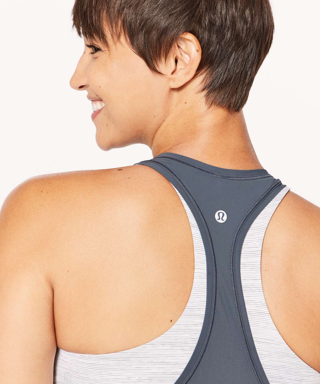 Lululemon Shine & Stride Tank - Dark Cast