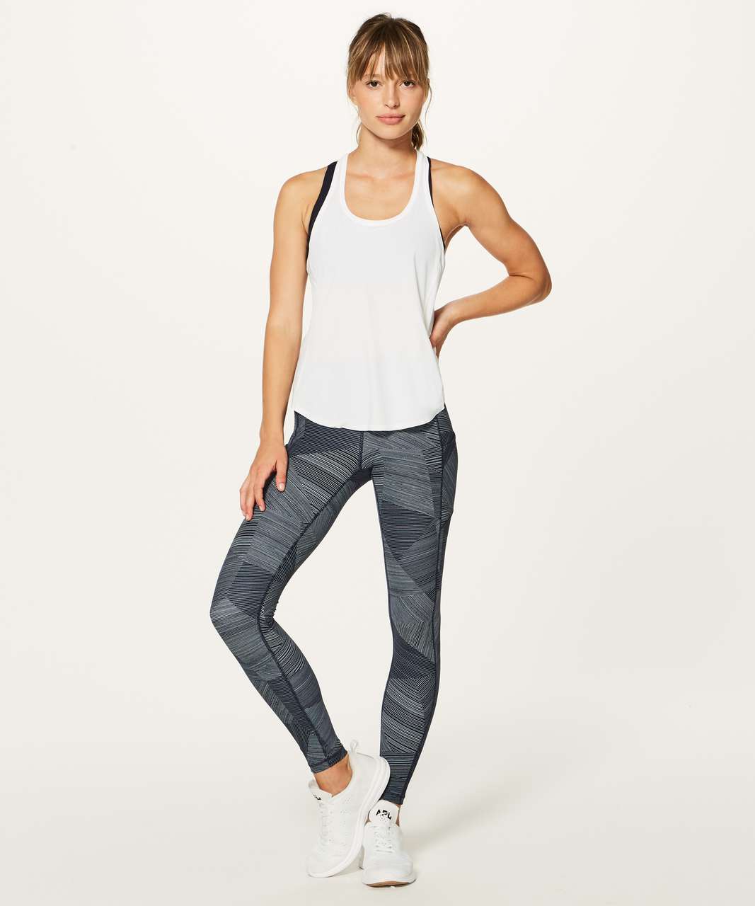 Lululemon Shine & Stride Tank - White